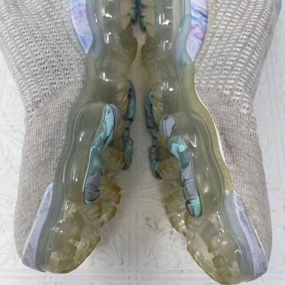 Nike Summit Cream Air VaporMax Flyknit 2020 Athletic Sneaker Shoes Size 8 - Picture 3 of 8
